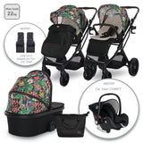 Д.количка Glory Tropical Flowers Lorelli Premium