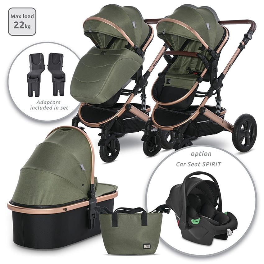 Д.Количка Boston Loden Green+Адаптори