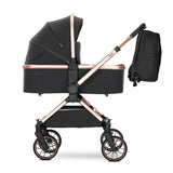 Д.количка Reya 3in1 Black Jasper С Реверсивна Дръж Lorelli Premium