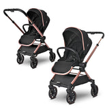 Д.количка Reya 3in1 Black Jasper С Реверсивна Дръж Lorelli Premium