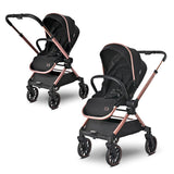 Д.Количка Reya 3In1 Black Jasper С Реверсивна Дръж