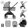 Д.количка Reya 3in1 Grey С Реверсивна Дръжка Lorelli Premium