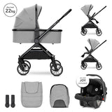 Д.количка Reya 3in1 Grey С Реверсивна Дръжка Lorelli Premium