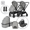 Д.Количка Reya 3In1 Grey С Реверсивна Дръжка