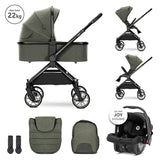 Д.количка Reya 3in1 Green С Реверсивна Дръжка Lorelli Premium