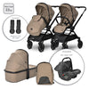 Д.Количка Reya 3In1 Brown С Реверсивна Дръжка