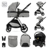 Д.Количка Aspen Grey 3В1 До 22Кг С Трансформираща
