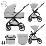 Д.Количка Venice 2В1 До 22Grey С Кош За Новоро