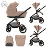 Д.количка Bianca Beige Warm 2 В 1 До 22кг + Адапто Lorelli Premium