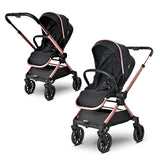 Д.Количка Reya 2In1 Black До 22С Реверсивна Др