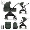 Cărucior Reya 2 în 1 verde, reversibil, până la 22 cm