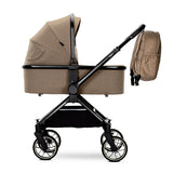 Cărucior Reya 2 în 1 bej, reversibil, până la 22 cm
