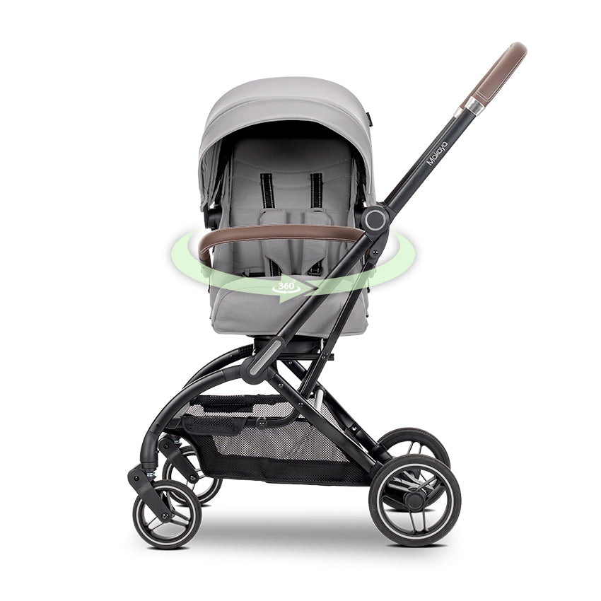 Д.количка Makaya Grey До 22 Кг С Ротация 360 Lorelli Premium