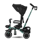 Сгъваема Триколка Freccia Black+Green С Ротация 36