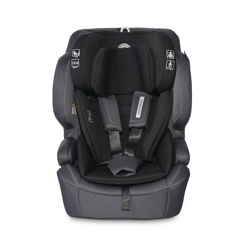 Стол За Кола Andromeda Isofix 76-150Cm Черен Stars - Група 1/2/3 (9-36Кг) - Lorelli Premium - BebeMama