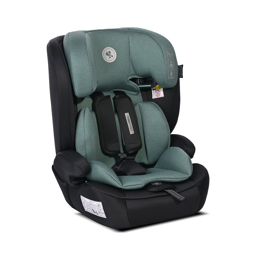 Стол За Кола Colombo I-Size 76-150Cm Зелен Pine - Група 1/2/3 (9-36Кг) - Lorelli Classic - BebeMama