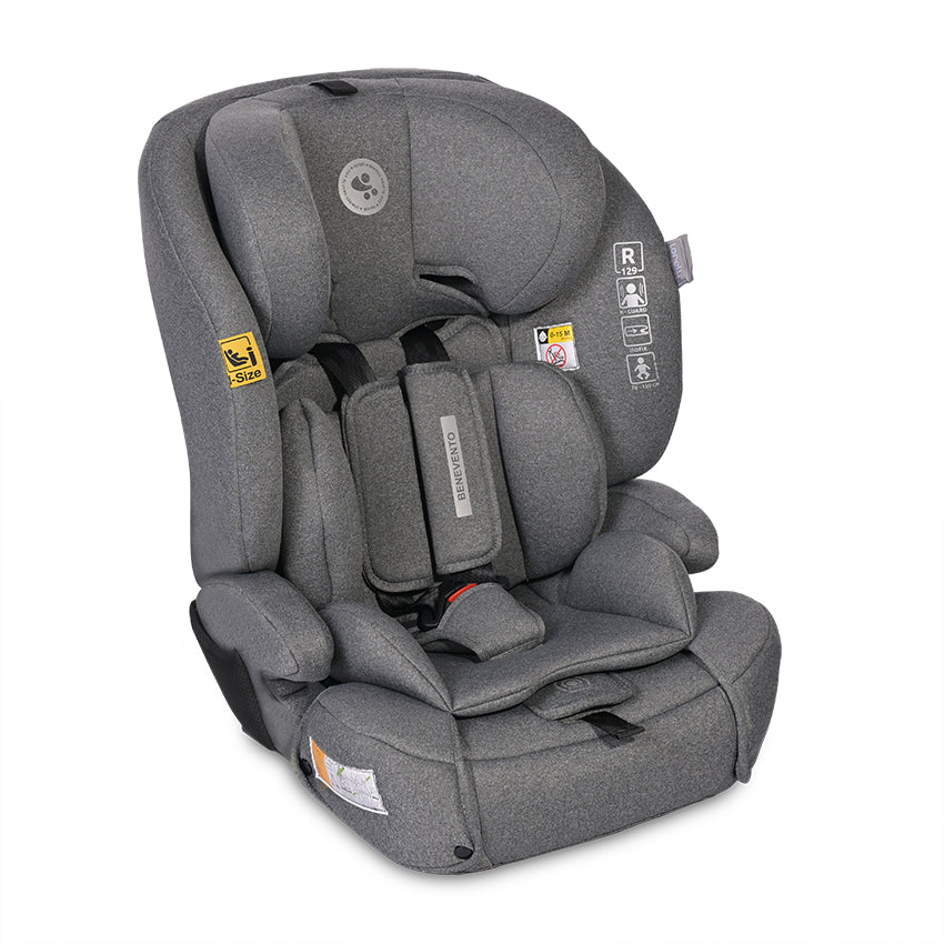 Стол За Кола Benevento 76-150Cm Isofix Grey - Група 1/2/3 (9-36Кг) - Lorelli Premium - BebeMama