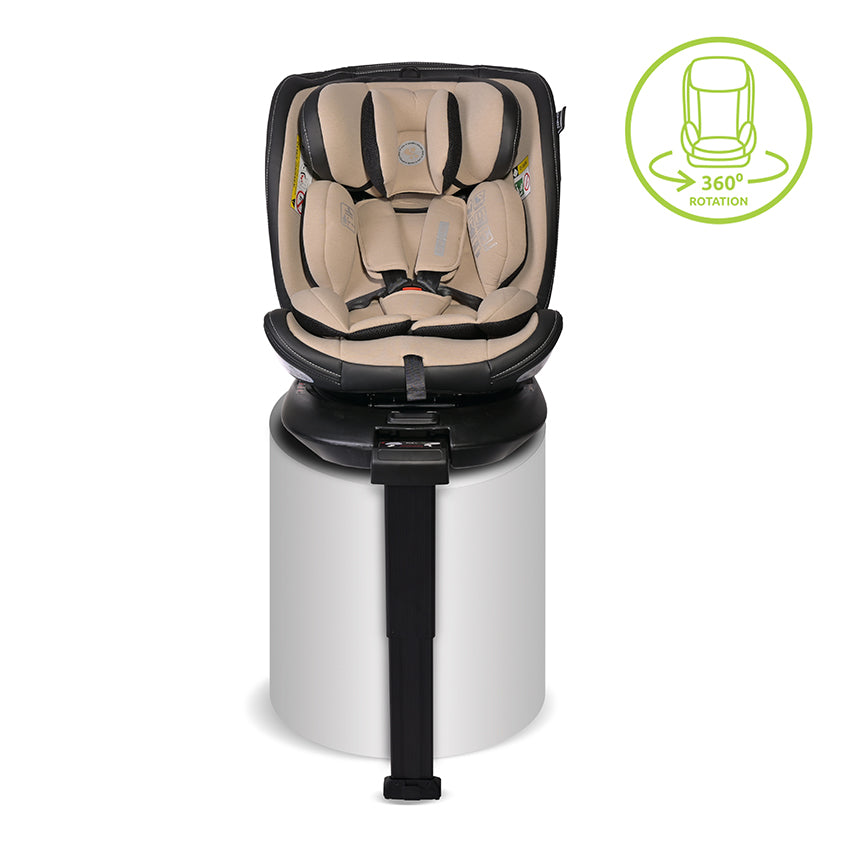 Стол За Кола Estate Isofix 40-150 Cm Leg Beige - Група 0+/1/2/3 (0-36Кг) - Lorelli Premium - BebeMama
