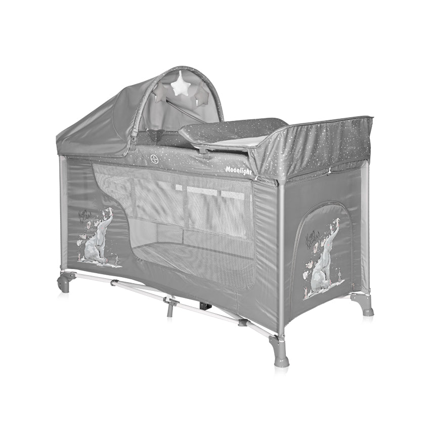 Tarc de joacă cu 2 niveluri Moonlight Rocker