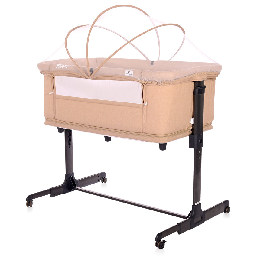 Легло Milano 2 В 1 Beige - Кошарки Next To Me - Lorelli Premium - BebeMama