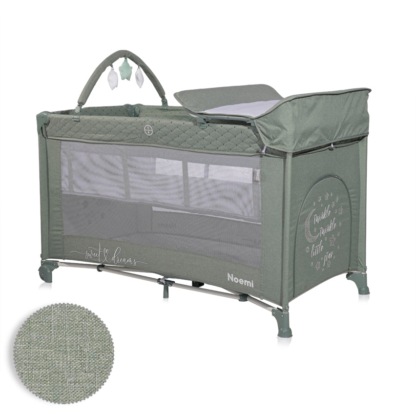 Кошара Noemi 2 Нива Plus Iceberg Green Star - Кошари За Игра - Lorelli Premium - BebeMama