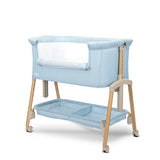 Мини Кошара Millie С Падаща Преграда Blue Wooden Lorelli Premium