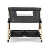 Мини Кошара Layla 2в1 Black Wooden Effect С Падаща Lorelli Premium