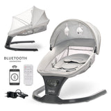 Ел.шезлонг С Люлеене Siena Light Grey Lorelli Premium