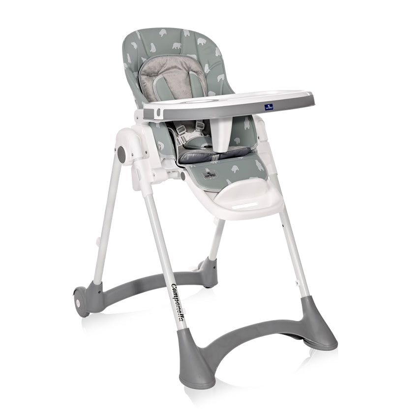 Scaun înalt Campanella Blue Surf Bears Eco Co