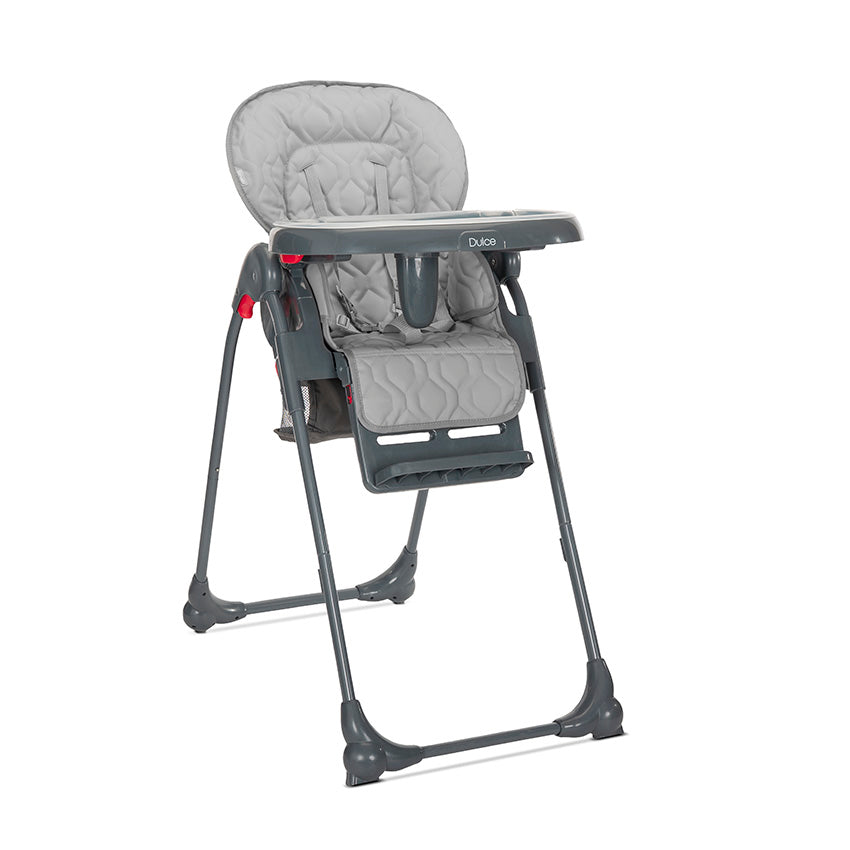 Scaun înalt din piele Dulce Grey