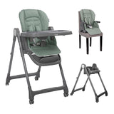 Стол За Хранене 3в1 Chef Green Leather Lorelli Premium