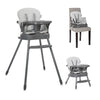 Стол За Хранене 3в1 Siesta Grey Leather Lorelli Classic