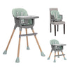 Стол За Хранене 3 В 1 Vanilla Green Lorelli Classic