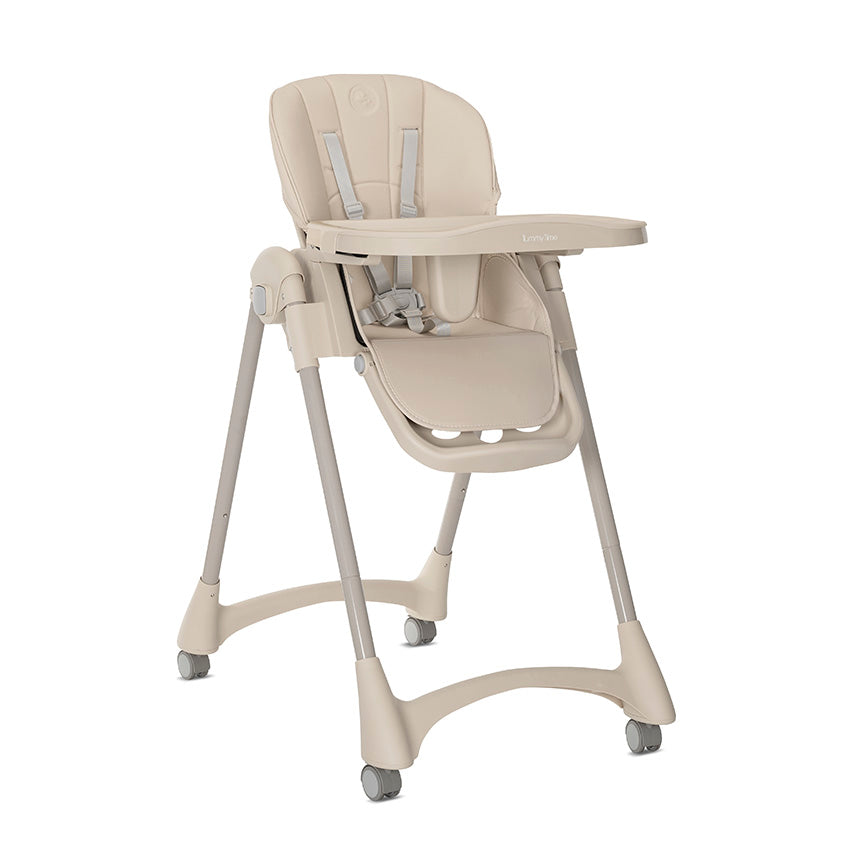 Scaun înalt Tummy Time bej