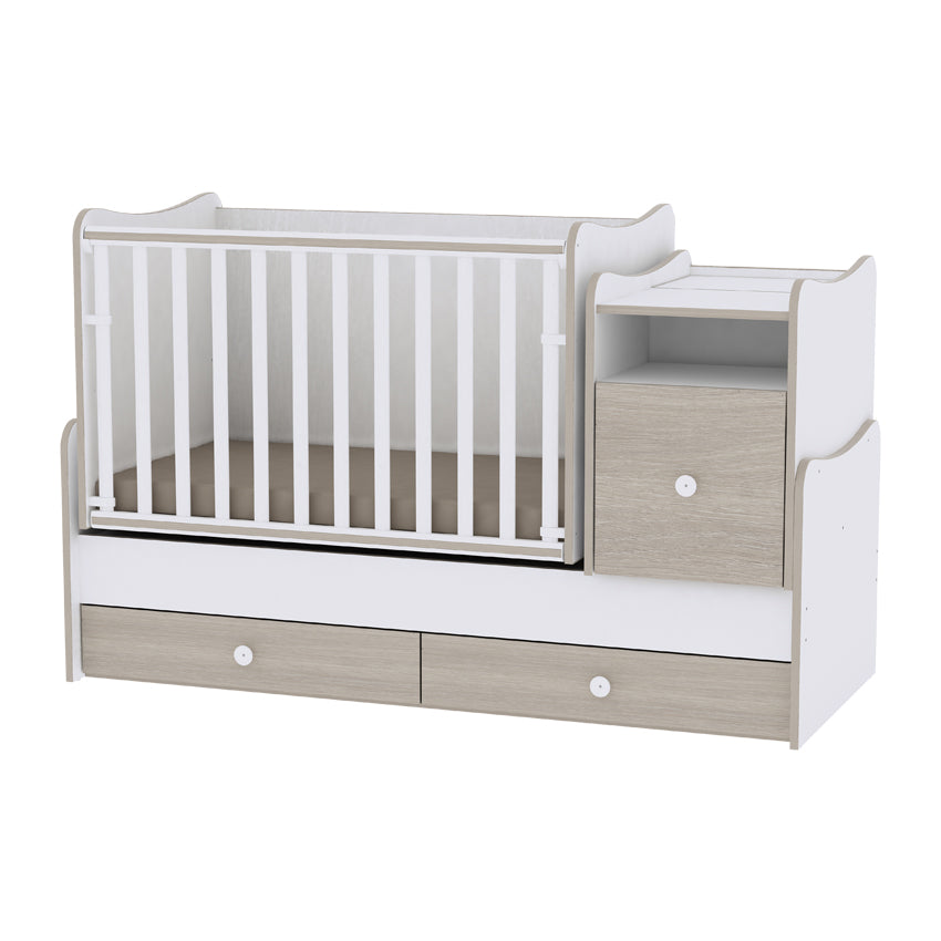 Culoare pat Trend Plus alb/ambrat