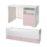 Culoare pat Trend Plus Alb/Roz Orhidee