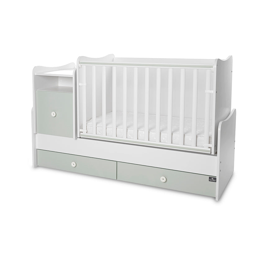 Culoare pat Trend Plus alb/verde lăptos