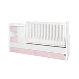 Pat Minimax New 190/72 Culoare Alb/Roz Orhidee