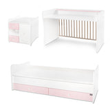 Легло Minimax New 190 72 Цвят Бяло Orchid Pink Lorelli Classic