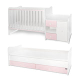 Легло Minimax New 190 72 Цвят Бяло Orchid Pink Lorelli Classic