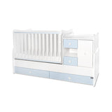 Pat Minimax New 190/72 Culoare Alb/Albastru Baby