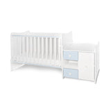 Pat Minimax New 190/72 Culoare Alb/Albastru Baby