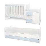 Легло Minimax New 190 72 Цвят Бяло Baby Blue Lorelli Classic