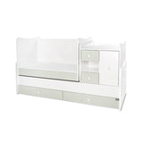 Pat Minimax New 190/72 Culoare Alb/Verde Lăptos