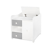 Легло Minimax New 190 72 Цвят Бяло Stone Grey Lorelli Classic