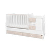 Pat Minimax 190/72 Culoare Alb/Stejar Deschis Nou