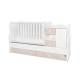 Pat Minimax 190/72 Culoare Alb/Stejar Deschis Nou