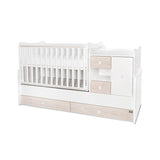 Pat Minimax 190/72 Culoare Alb/Stejar Deschis Nou