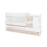 Pat Minimax 190/72 Culoare Alb/Stejar Deschis Nou