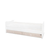 Pat Minimax 190/72 Culoare Alb/Stejar Deschis Nou